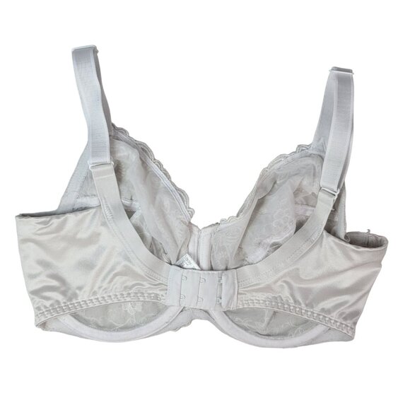 Wacoal Renaissance Rose Lace Bra White 34DD Full Coverage Underwire Adj #85720 - Picture 5 of 10